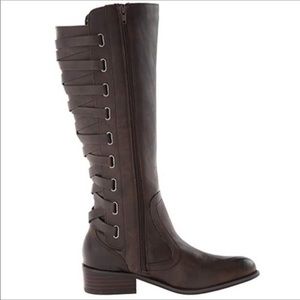 Carlos by Carlos Santana “Lorenza” Brown Knee High Riding Boots